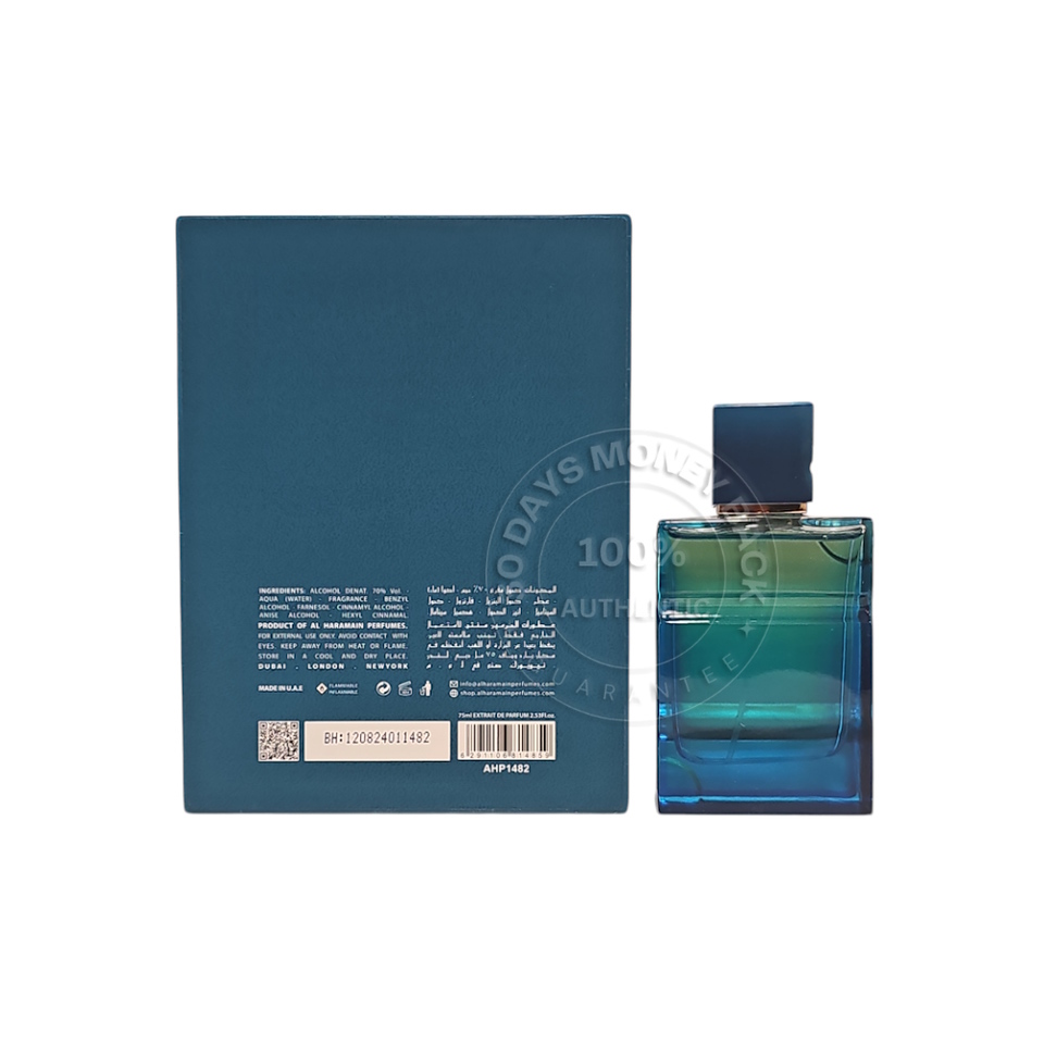 香水(男性用) Al Haramain Amber Oud Aqua Dubai 75ml Haramain Amber Oud Aqua Dubai, 75ml, Extrait De Parfum