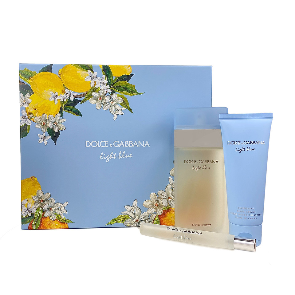 Dolce & Gabbana Light Blue 3 Pcs Gift Set for Women | eBay