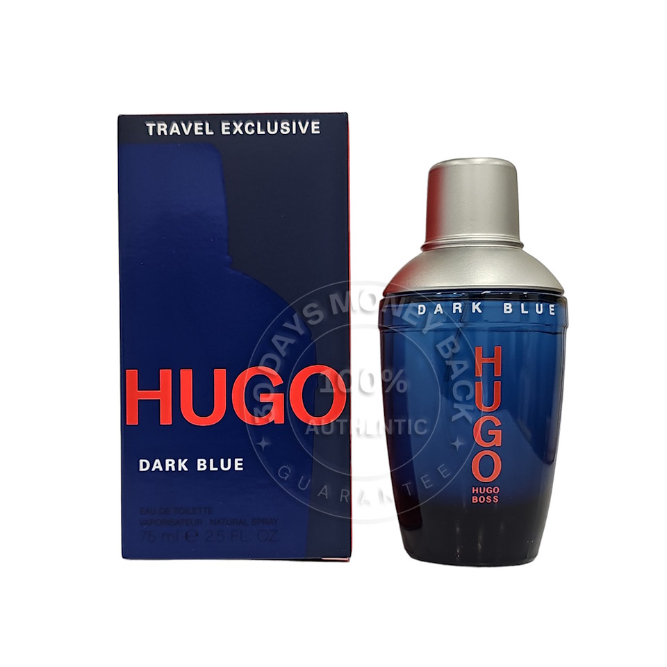 Hugo Boss Dark Blue Eau De Toilette oz 75 ml Spray For Men