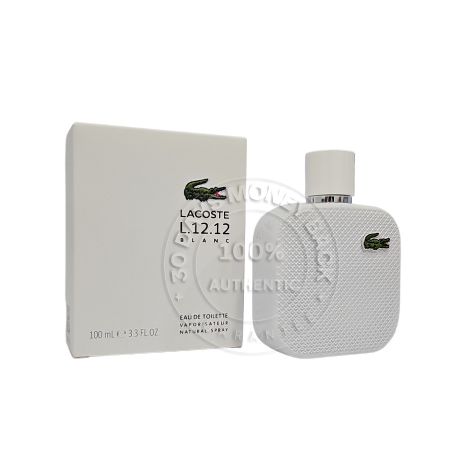 Amazon.com: LACOSTE L.12.12 Blanc Eau De Parfum for Men
