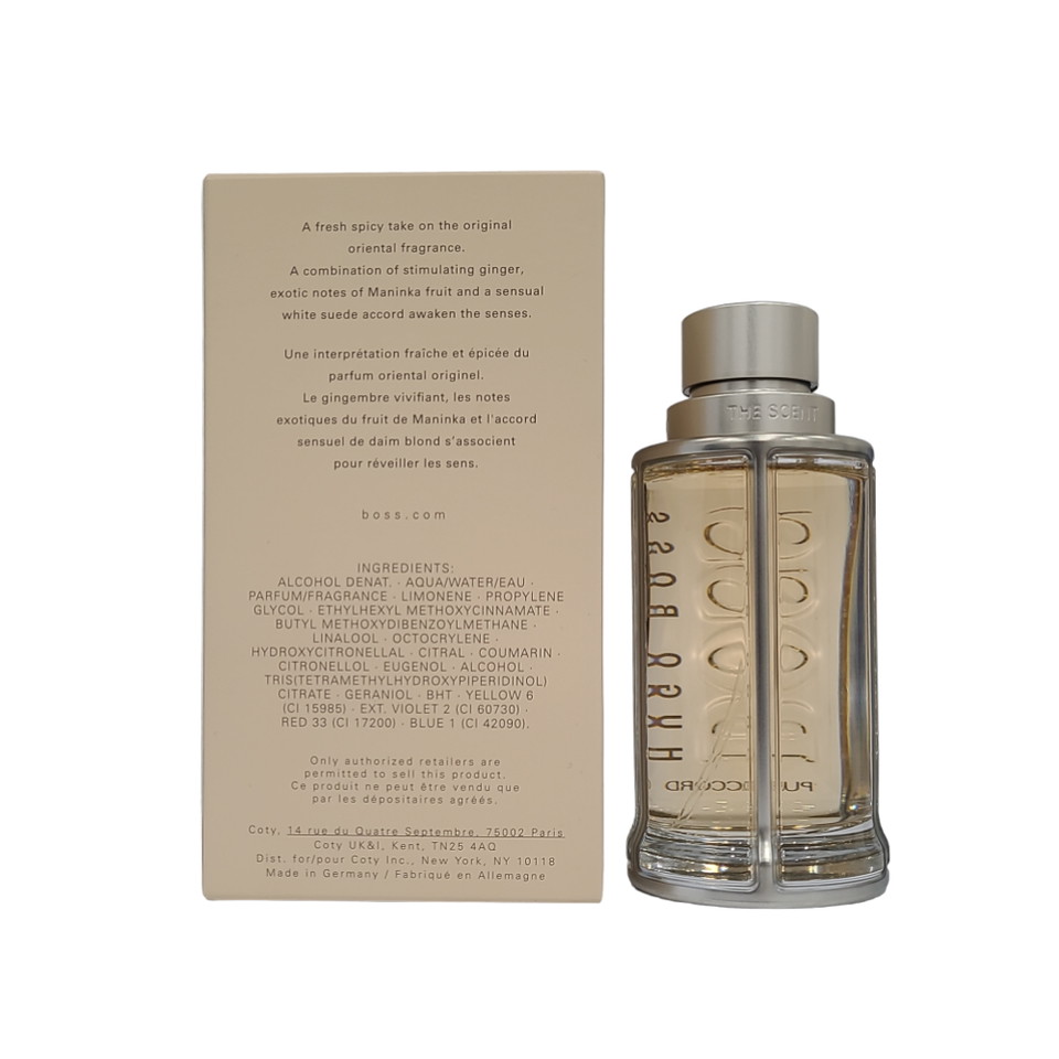 The Scent Pure Accord by Hugo Boss EDT Spray oz/ 100 ml for
