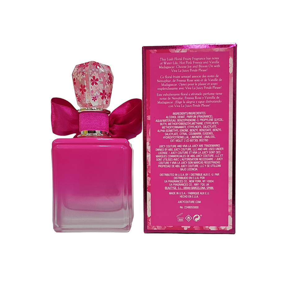 お香 VIVA LA JUICY Petals Please 100mL Juicy Couture Ladies Viva La Juicy Petals Please EDP Spray