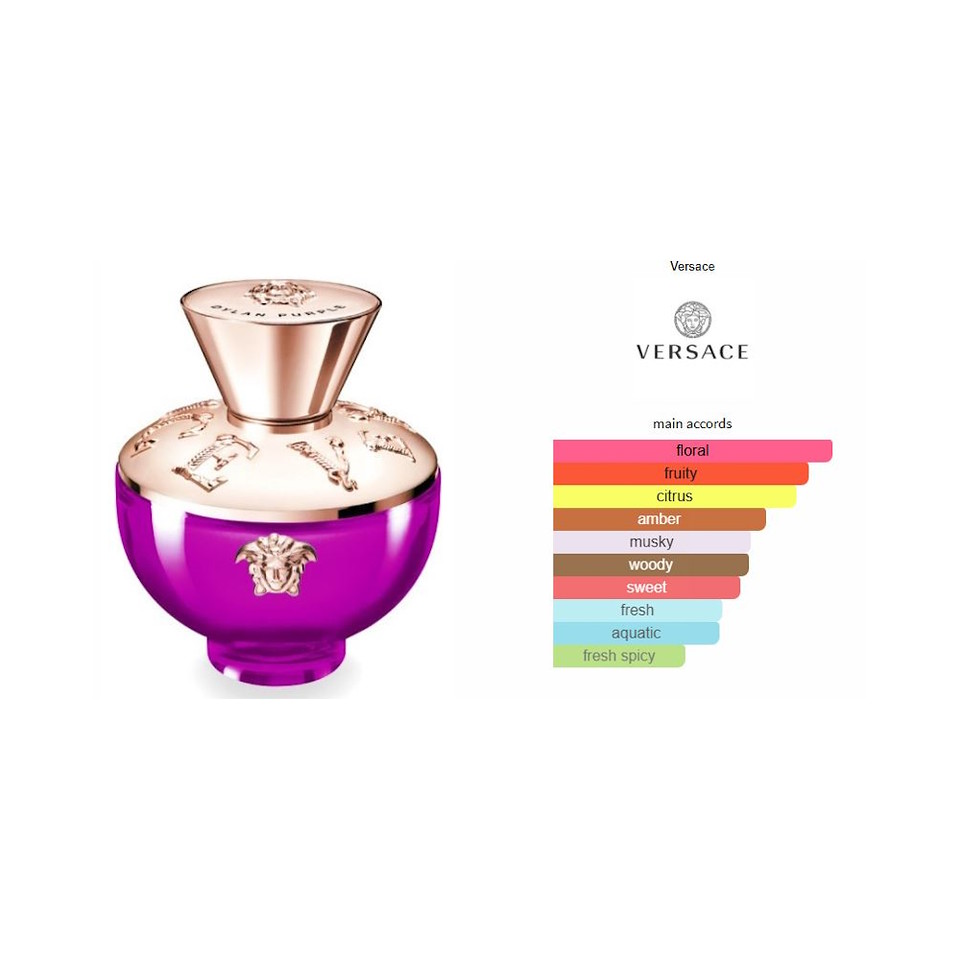 Versace Dylan Purple EDP 0.17 oz / 5 ml Women Splash | eBay
